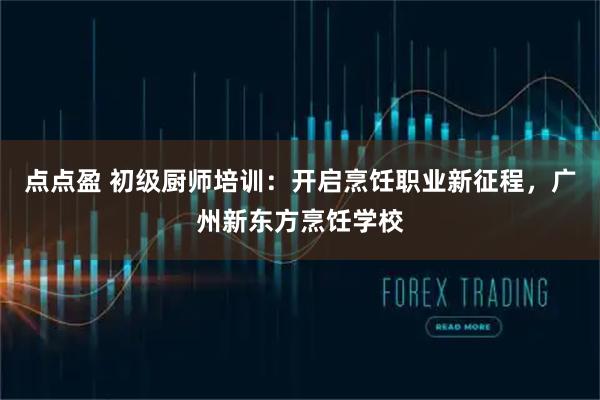 点点盈 初级厨师培训：开启烹饪职业新征程，广州新东方烹饪学校