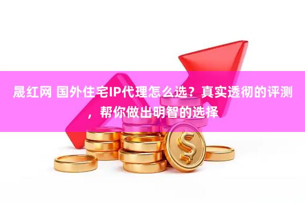 晟红网 国外住宅IP代理怎么选？真实透彻的评测，帮你做出明智的选择